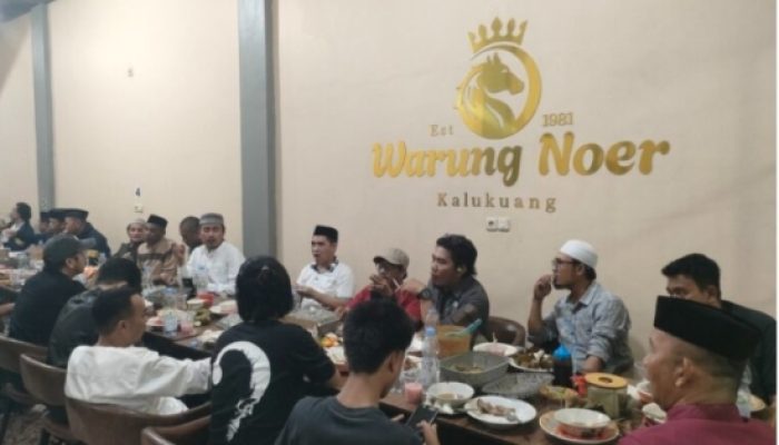 Bukber Bareng Insan Pers di Warung Noer, Satreskrim Jeneponto Dorong Sinergi Optimal