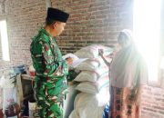 Babinsa Koramil 2305/Cinangka Sosialisasi Bahaya Narkoba dan Cek Ketersediaan Beras Jelang Idulfitri