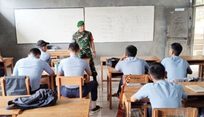 Babinsa Koramil 2303/Pulomerak Gelar Bintahwil, Tanamkan Kerukunan Beragama dan Ikuti Apel Bersama di Pelabuhan Merak