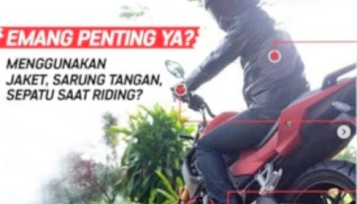 Abaikan Perlengkapan Riding, Risiko Kecelakaan Semakin Tinggi