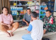 Babinsa Koramil 2307/Ciwandan Gencar Komsos, Bahas Keamanan dan Kebersihan Lingkungan di Cilegon