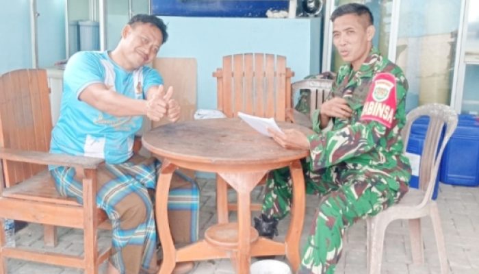 Babinsa Koramil 2304/Anyar Laksanakan Pendataan UMKM untuk Dukung Perekonomian Warga