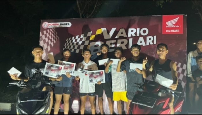 Vario Berlari: Lari Malam Seru, Ajak Masyarakat Jaga Kesehatan Bersam