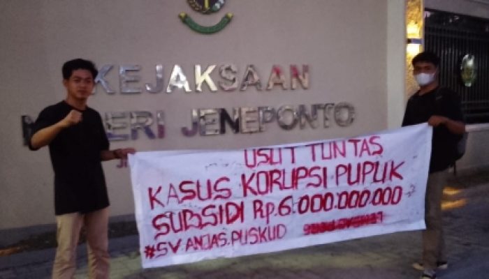 LPM Mendesak Kejaksaan Negeri Jeneponto Segera Mengusut Tuntas Dugaan Korupsi Pupuk Subsidi Rp6 Miliar, Soroti Kejanggalan Penetapan Tersangka