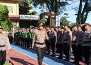 Siap Amankan Pagelaran MTQ XXXIV Sulsel, Polres Maros Gelar Apel Gelar Pasukan Pengamanan