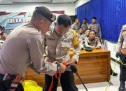 Polisi Penolong, Polres Maros Gelar Pelatihan Peningkatan Kemampuan Personel Bhabinkamtibmas