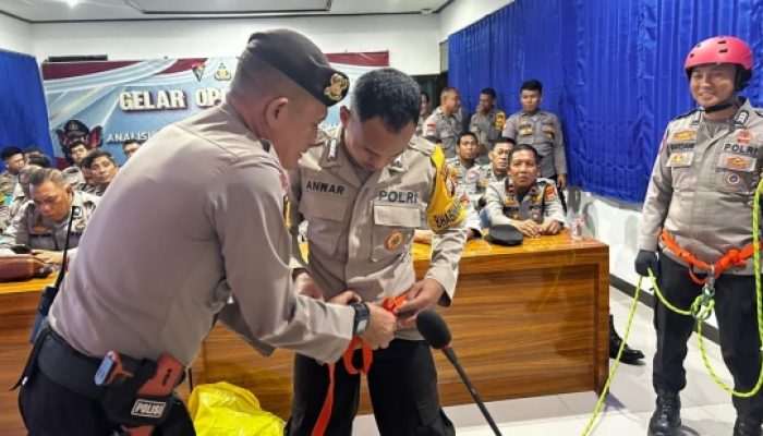 Polisi Penolong, Polres Maros Gelar Pelatihan Peningkatan Kemampuan Personel Bhabinkamtibmas