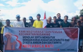 Menjelang momentum 25 April, generasi muda di Nusaniwe menyatakan komitmen menjaga keutuhan NKRI dan menolak segala bentuk aktivitas RMS