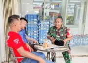 Babinsa Koramil 2307/Ciwandan Ajak Warga Gotong Royong Cegah DBD Lewat Komsos