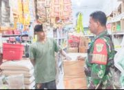 Babinsa Koramil 2307/Ciwandan Lakukan Pendataan Sembako dan Imunisasi untuk Dukung Kesejahteraan Warga