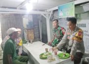 Babinsa Koramil 2301/Cilegon Perkuat Sinergitas Lewat Pengamanan Pos Kamling Bersama Warga