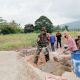 Babinsa Koramil 2304/Anyar Gotong Royong Bantu Pembangunan Jembatan dan Irigasi Bersama Warga