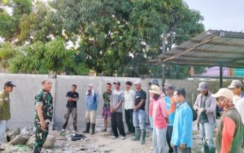 Babinsa Koramil 2303/Pulomerak Laksanakan Bintahwil, Siapkan Lahan Jagung dan Tekankan Keselamatan Kerja