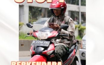 Kampanye Stop Main HP Saat Berkendara