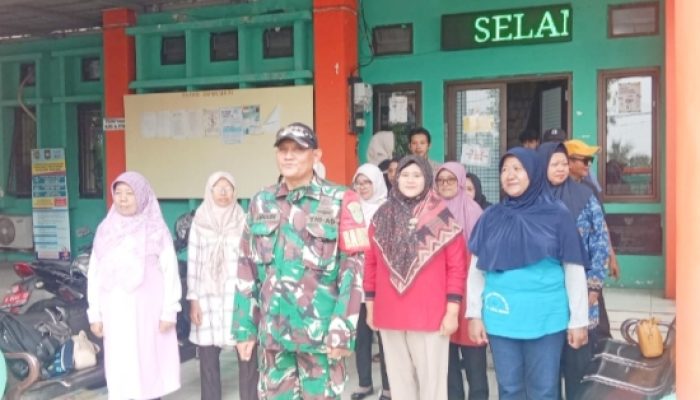 Babinsa Koramil 2307/Ciwandan Berikan Pelatihan PBB dan Bela Negara di Wilayah Binaan