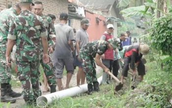 Kodim 0623/Cilegon Bangun Pipanisasi 1 Kilometer, 80 Hektare Sawah Warga Terairi
