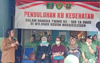 TMMD 128 Kodim Cilegon Hadirkan Layanan Kesehatan Terpadu, Edukasi Stunting hingga Cek Gratis Warga Mekarsari