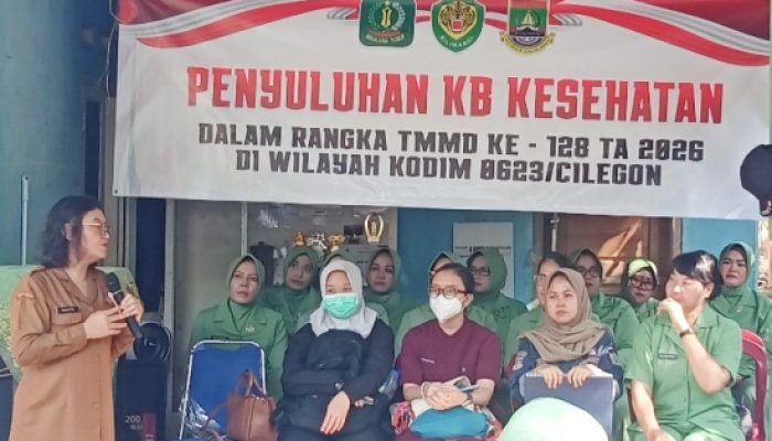 TMMD 128 Kodim Cilegon Hadirkan Layanan Kesehatan Terpadu, Edukasi Stunting hingga Cek Gratis Warga Mekarsari