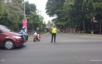 Satlantas Polres Jeneponto Gelar Pengaturan Pagi, Fokus di Titik Rawan Laka Lantas