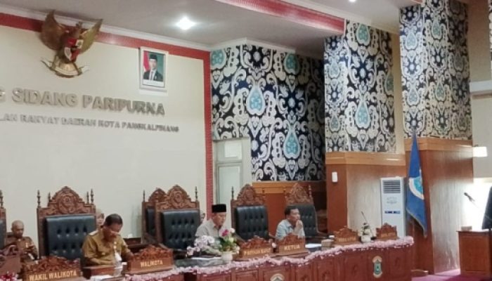 DPRD Pangkalpinang Gelar Rapat Paripurna Penyampaian LKPJ Tahun 2025