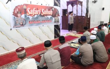 Kapolres Jeneponto Safari Subuh di Masjid Hidayatullah: Keamanan Lingkungan Tanggung Jawab Bersama