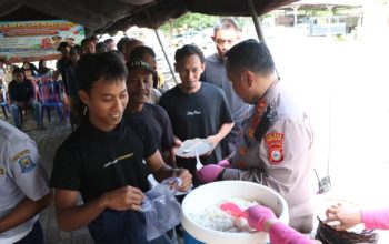 Kamis Manis Berbagi Berkah: Polres Jeneponto Hadir Lebih Dekat Lewat Makan Siang Gratis