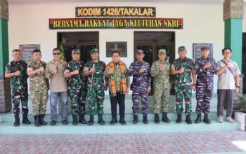 Anggota Komisi I DPR-RI Fraksi Nasdem, Achmad Daeng Se’re Kunjungi Kodim 1426/Takalar, Tinjau Pembangunan dan Serap Aspirasi Prajurit
