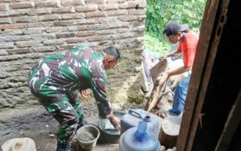 TMMD 128 Kodim Cilegon Bangun MCK untuk Warga, Dorong Hidup Sehat di Pulomerak