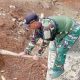Hijaukan Lingkungan dan Bangun Fasilitas Umum, Babinsa Cinangka Aktif Turun ke Lapangan