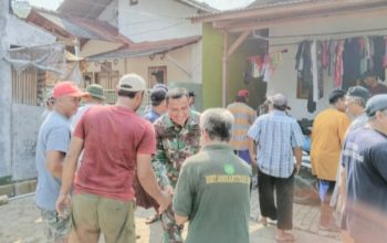 Sumur Bor TMMD 128 Rampung, Warga Langonsari Gotong Royong Bersihkan Lingkungan dengan Penuh Antusias