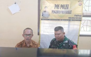 Babinsa Koramil 2305/Cinangka Dorong Layanan Akta Gratis dan Tertibkan Sarana KDKMP