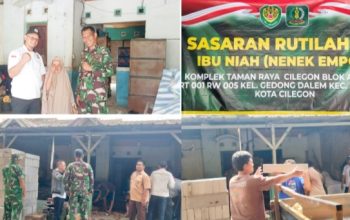 TMMD 128 Kodim 0623/Cilegon Rehab Rumah Warakawuri, Nenek Niah : Semoga Lebih Nyaman dan Sehat