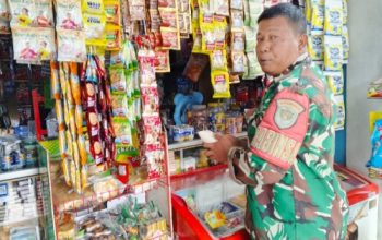 Babinsa Koramil 2307/Ciwandan Laksanakan Pendataan Pertanian dan Sembako di Wilayah Binaan