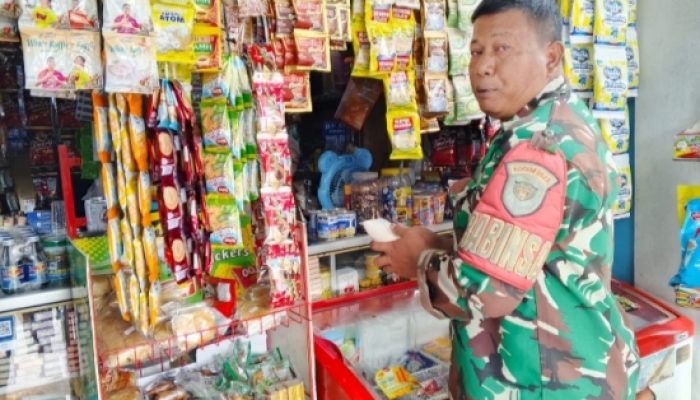 Babinsa Koramil 2307/Ciwandan Laksanakan Pendataan Pertanian dan Sembako di Wilayah Binaan
