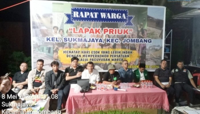 Paguyuban Lapak Priuk Sukmajaya Resmi Dilantik, Warga Serukan Persatuan dan Keadilan