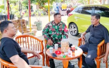 Babinsa Koramil 2307/Ciwandan Perkuat Komsos, Ajak Warga Antisipasi DBD dan Tingkatkan Siskamling