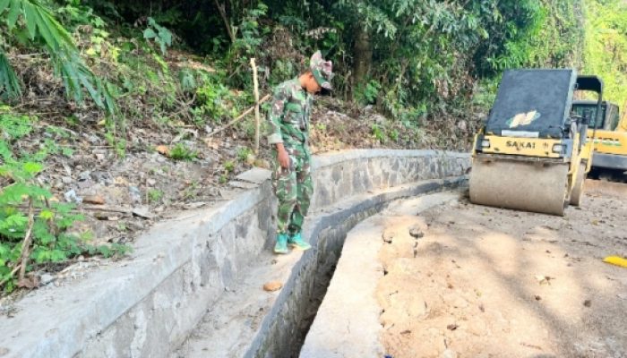 TMMD 128 Kodim Cilegon Rampungkan Drainase 80 Meter, Warga Mekar Sari Kini Bebas Genangan