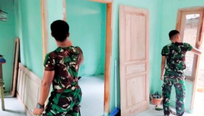 TMMD ke-128 Kodim 0623/Cilegon Sulap Rumah Reyot Jadi Hunian Layak, Ibu Sahria : Kini Kami Tak Takut Hujan Lagi