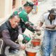 Babinsa Koramil Pulomerak Bersama Warga Gotong Royong Bangun Drainase Demi Cegah Banjir