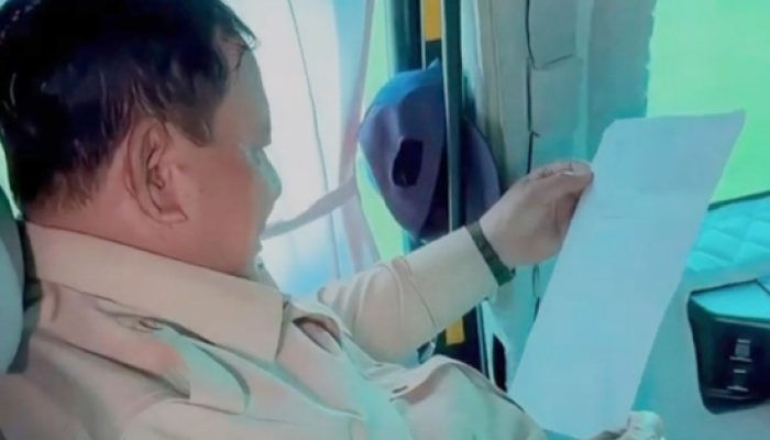 Prabowo Terima Surat dari Anak Kelas 5 SD: Terima Kasih atas MBG
