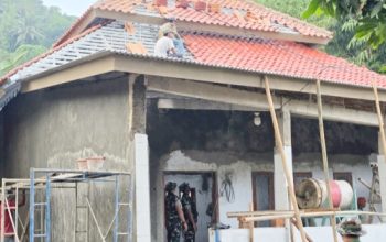 TMMD 128 Kodim Cilegon Padukan Baja Ringan dan Genteng Tradisional, Mushola Langon Jadi Simbol Pemberdayaan Warga