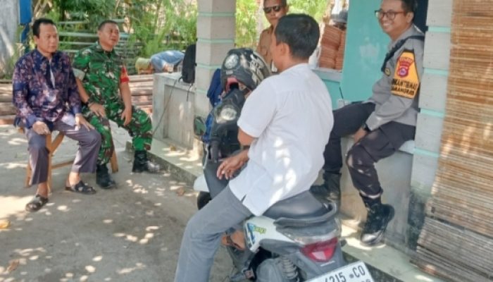 Babinsa Koramil 2307/Ciwandan Perkuat Keamanan Lingkungan dan Dukung Kegiatan Pemuda Lewat Komsos