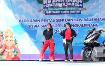 New Honda PCX160 diperkenalkan di tengah kemeriahan pentas bakat pelajar Pangkalpinang