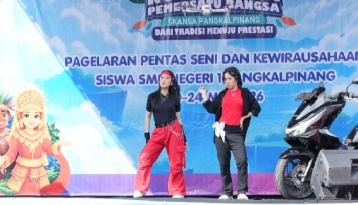 New Honda PCX160 diperkenalkan di tengah kemeriahan pentas bakat pelajar Pangkalpinang