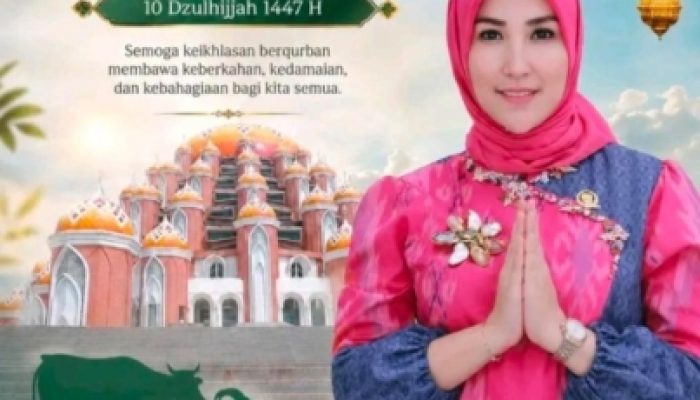Anggota Fraksi PKB Sulsel, Hj. Fadilah Fahriana Ucapkan Selamat Idul Adha 1447 H, Ajak Masyarakat Tetap Tebar Kebaikan