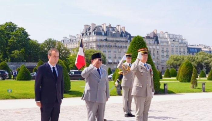 Prabowo Tiba di Les Invalides, Disambut Upacara Kehormatan Kenegaraan Prancis