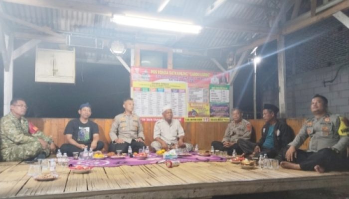 Babinsa Koramil 2301/Cilegon Perkuat Sinergi dengan Tokoh Masyarakat dan Bhabinkamtibmas Demi Keamanan Lingkungan