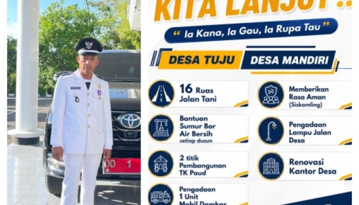 Banyak Prestasi, Masyarakat Desa Tuju Jeneponto Ingin Karaeng Sore Kembali Memimpin