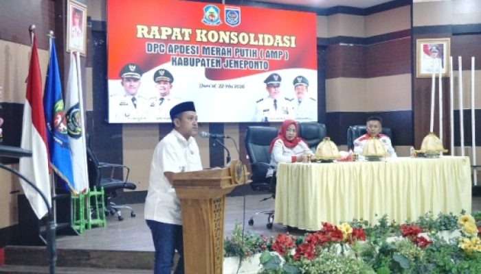 Perkuat Sinergi Pemerintah Pusat hingga Desa, Bupati Paris Yasir Dukung Langkah APDESI Merah Putih Jeneponto