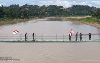 Berkat Jembatan Gantung 240 Meter, Pelajar Aceh Tamiang Kini Bisa Berangkat Sekolah dengan Mudah